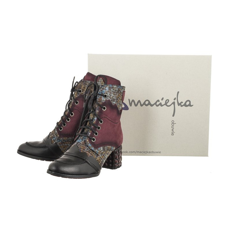 Maciejka Bordowe 06160-23/00-7  (MA1128-b) bateliai