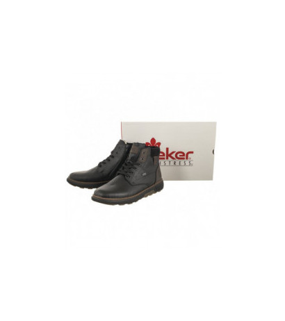 Rieker Czarne B3343-00 Black (RI138-a) žygio batai