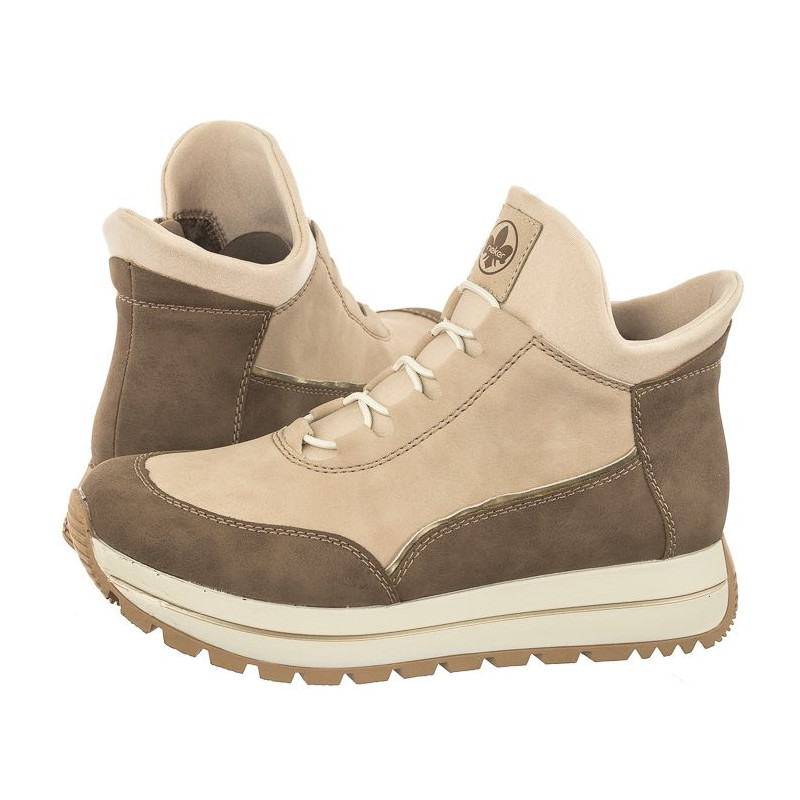 Rieker Beżowe N4051-62 Beige (RI135-a) batai
