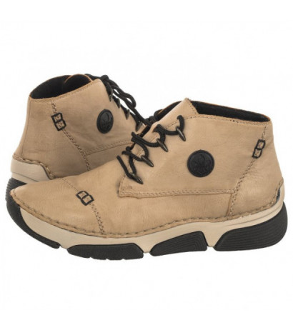 Rieker Beżowe 45902-60 Beige (RI134-a) batai - Batai