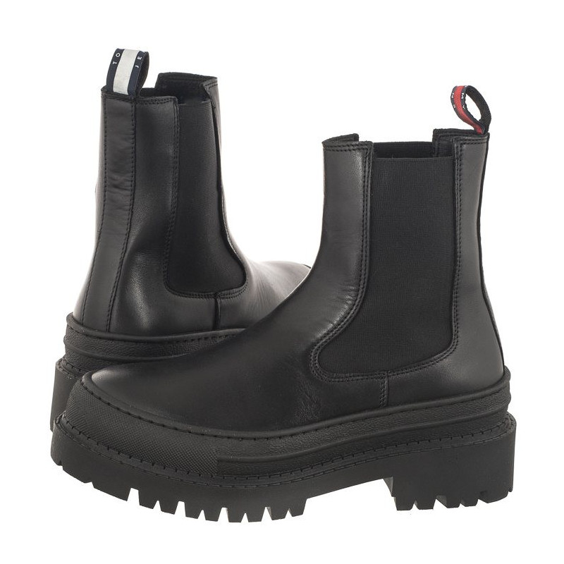 Tommy Hilfiger Tjw Chelsea Foxing Boot Black EN0EN02289 BDS (TH866-a) 