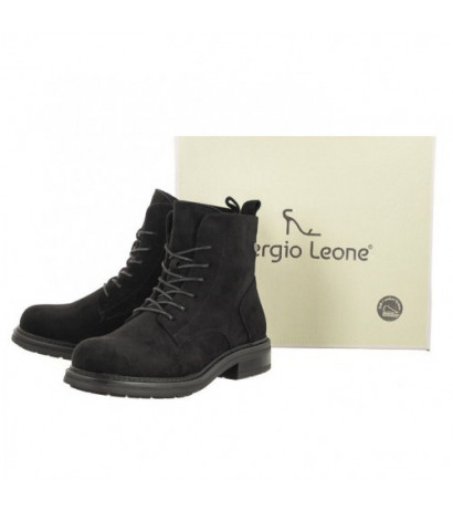 Sergio Leone Czarne BT 590  (SL495-a) batai