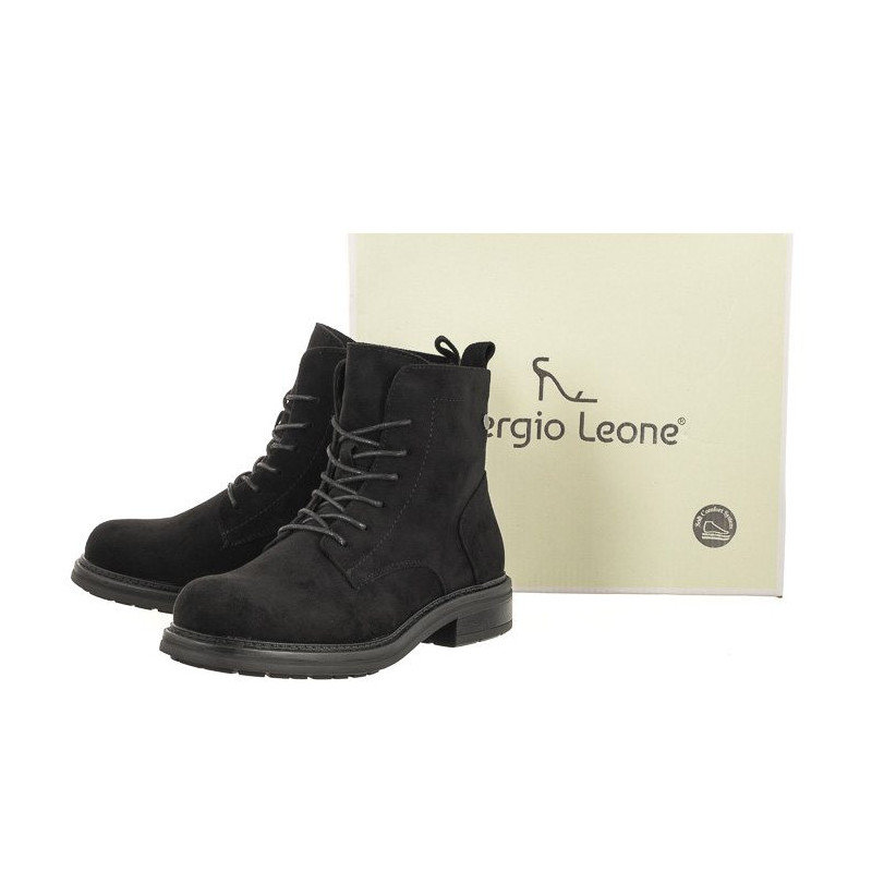 Sergio Leone Czarne BT 590  (SL495-a) batai