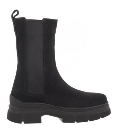 Tommy Hilfiger Essential Suede Chelsea Boot Black FW0FW07489 BDS (TH906-a) batai