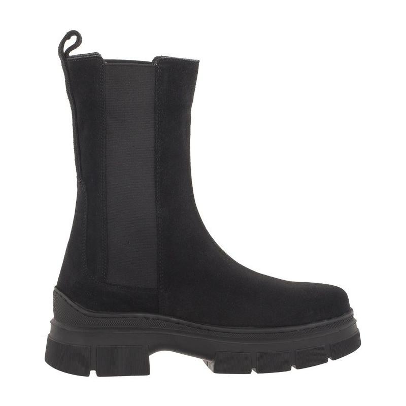 Tommy Hilfiger Essential Suede Chelsea Boot Black FW0FW07489 BDS (TH906-a) batai
