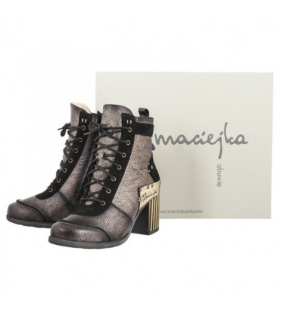 Maciejka Czarne/Złote 06127-01/00-4 (MA1133-a) bateliai