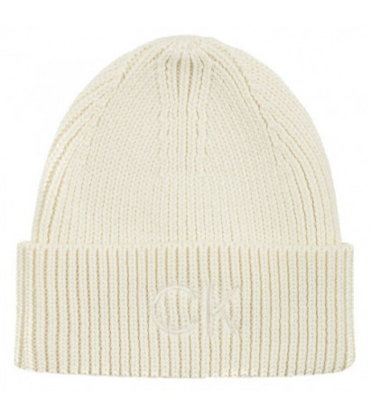 Calvin Klein Re-Lock Beanie W/Emb Marshmallow K60K608660 Yal (CK7-c) kepurė