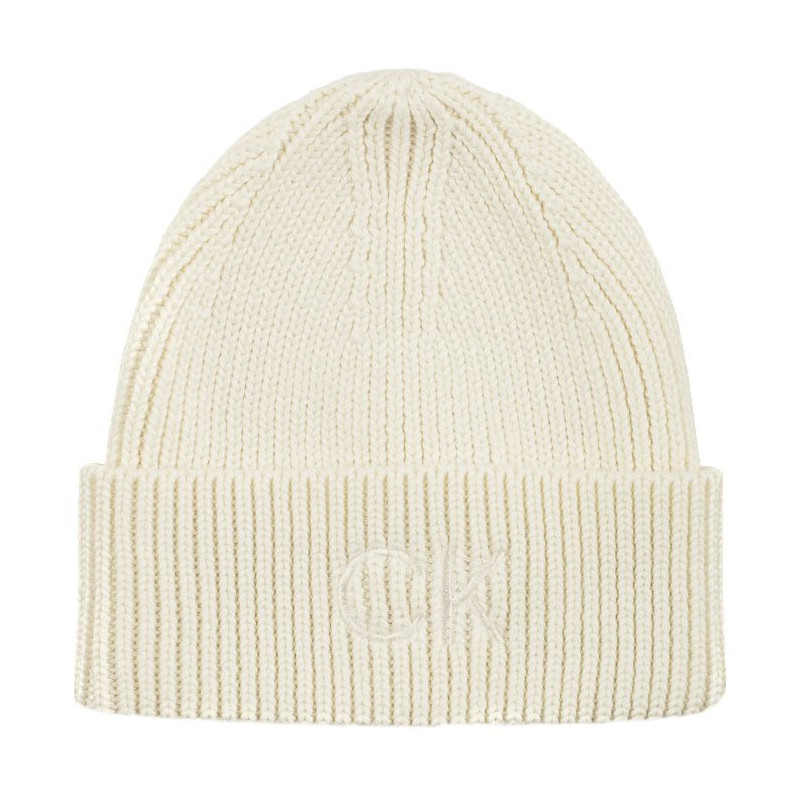 Calvin Klein Re-Lock Beanie W/Emb Marshmallow K60K608660 Yal (CK7-c) kepurė