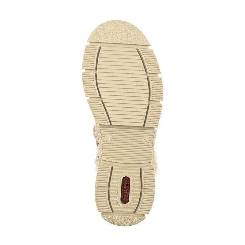 Rieker Beżowe X3402-60 Beige (RI143-a) batai
