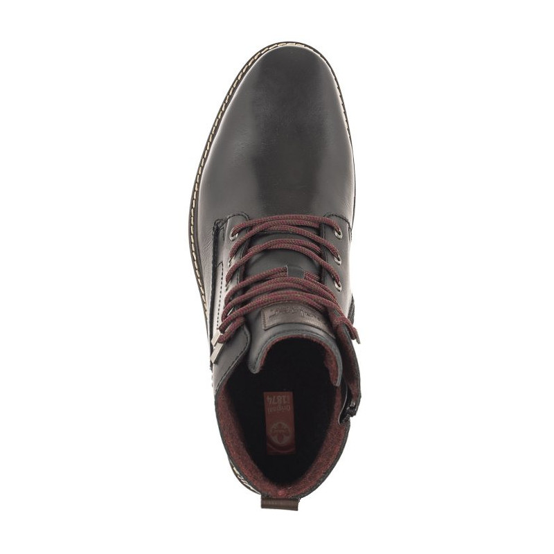 Rieker Czarne 13730-00 Black (RI142-a) batai