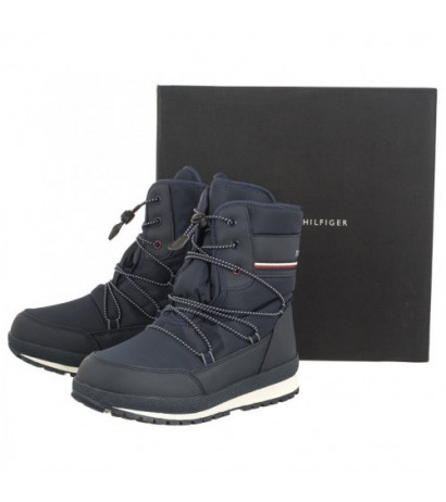 Tommy Hilfiger Snow Boot T3B6-33165-1485 800 Blue (TH925-a) batai
