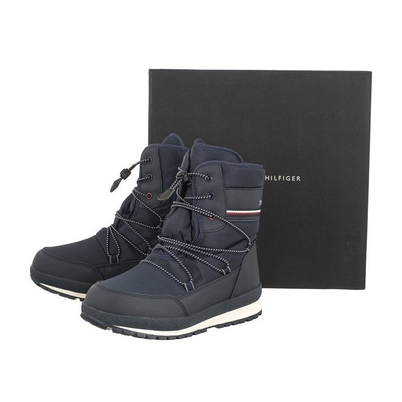 Tommy Hilfiger Snow Boot T3B6-33165-1485 800 Blue (TH925-a) batai