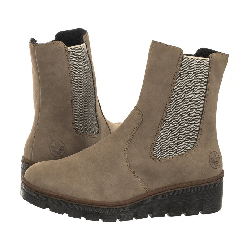 Rieker Beżowe X9180-64 Beige (RI144-a) batai