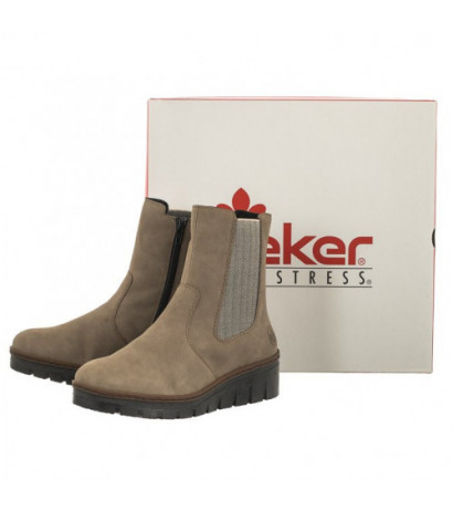 Rieker Beżowe X9180-64 Beige (RI144-a) batai