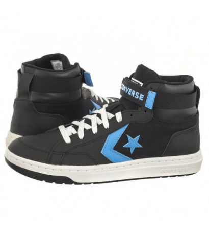 Converse Pro Blaze V2 Mid Black/Dial Up Blue/White A02853C (CO584-c) sportiniai bateliai