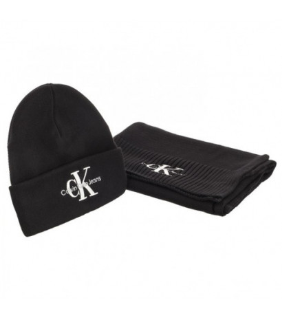 Calvin Klein Gifting Mono Beanie/Scarf Black K50K511199 BDS (CK393-a) kepurė