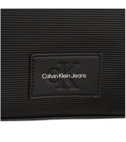 Calvin Klein Sculpted Slim Square Tote Chain Black K60K611187 BDS  (CK392-a) rankinė