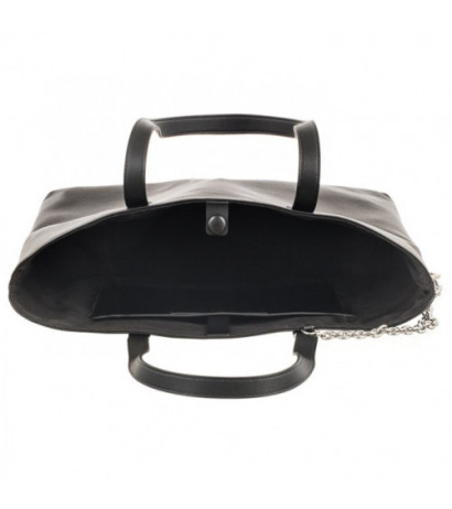 Calvin Klein Sculpted Slim Square Tote Chain Black K60K611187 BDS  (CK392-a) rankinė