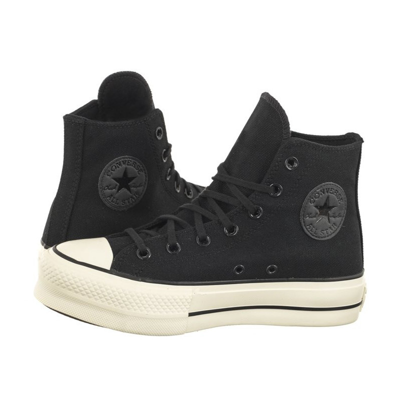 Converse CTAS Lift Hi Black/Black/Egret A05142C (CO643-a) bateliai