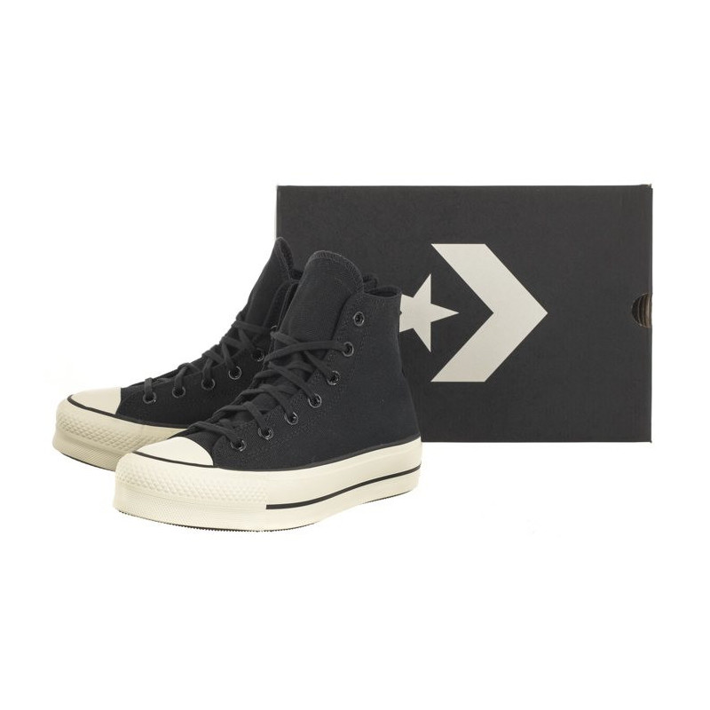 Converse CTAS Lift Hi Black/Black/Egret A05142C (CO643-a) bateliai