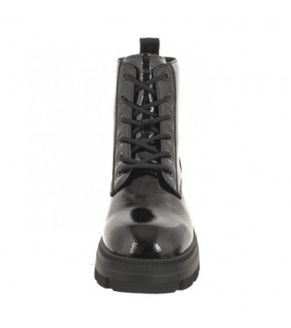 Calvin Klein Chunky Combat Laceup Boot Wn Triple Black YW0YW01265 0GT (CK397-a) batai