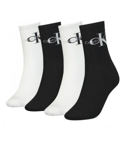 Calvin Klein Women Sock 4P Giftbox Black Combo 701224131 001 999 (CK382-a) kojinės - Drabuziai internetu