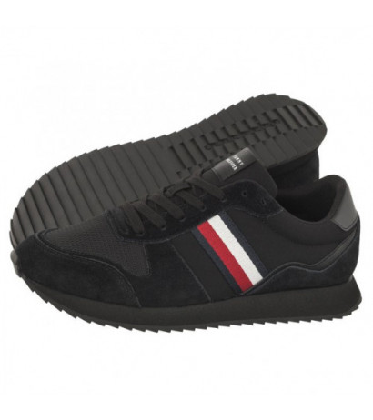 Tommy Hilfiger Runner Evo Mix Ess Black FM0MF04886 BDS (TH958-a) sportiniai bateliai