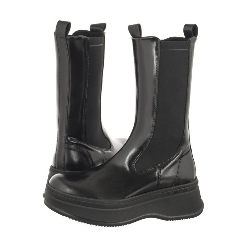 Calvin Klein Pitched Chelsea Boot Ck Black HW0HW01686 BEH (CK400-a) batai