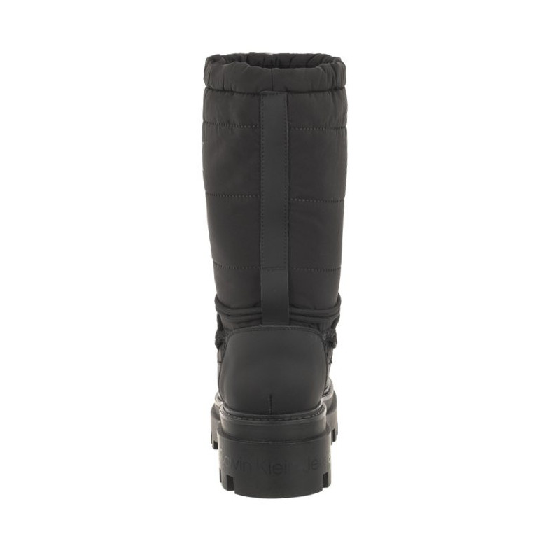 Calvin Klein Flatform Snow Boot Nylon Wn Triple Black YW0YW01146 0GT (CK399-a) batai