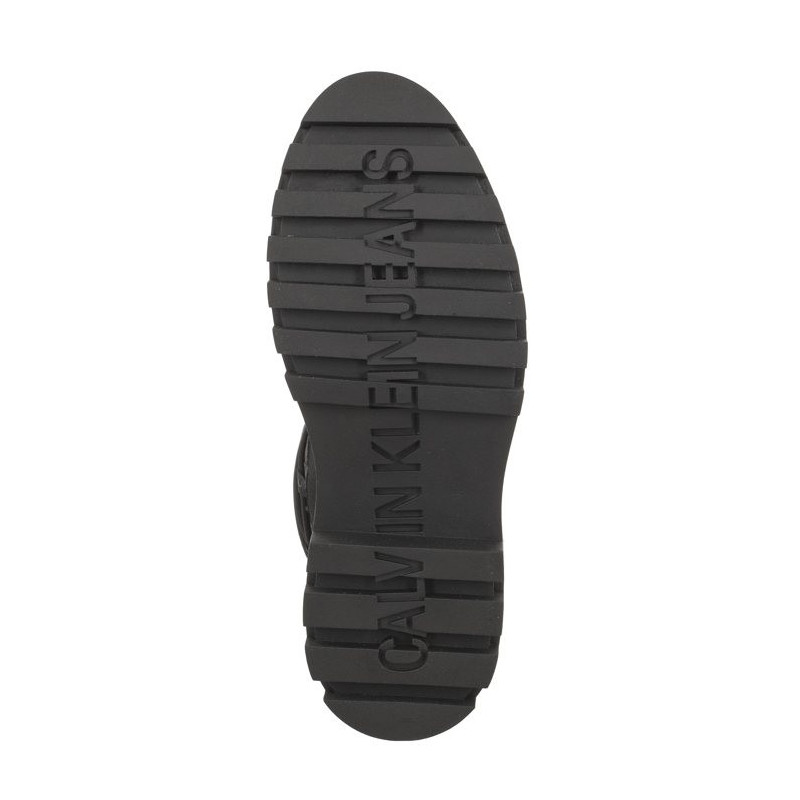 Calvin Klein Flatform Snow Boot Nylon Wn Triple Black YW0YW01146 0GT (CK399-a) batai