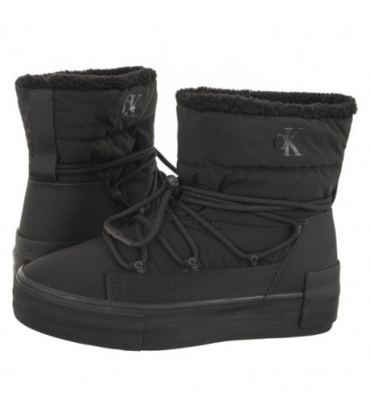 Calvin Klein Bold Vulc Flatf Snow Boot Wn Triple Black YW0YW01181 0GT (CK402-a) batai - Batai