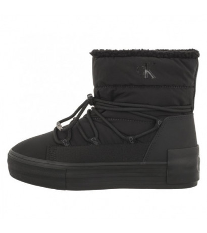 Calvin Klein Bold Vulc Flatf Snow Boot Wn Triple Black YW0YW01181 0GT (CK402-a) batai