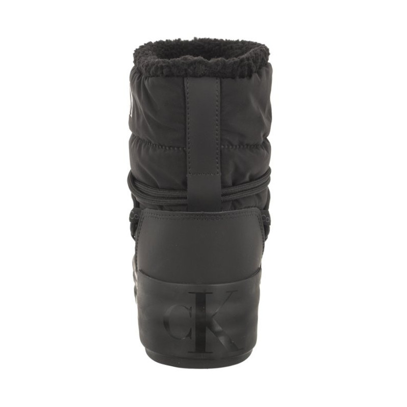 Calvin Klein Bold Vulc Flatf Snow Boot Wn Triple Black YW0YW01181 0GT (CK402-a) batai