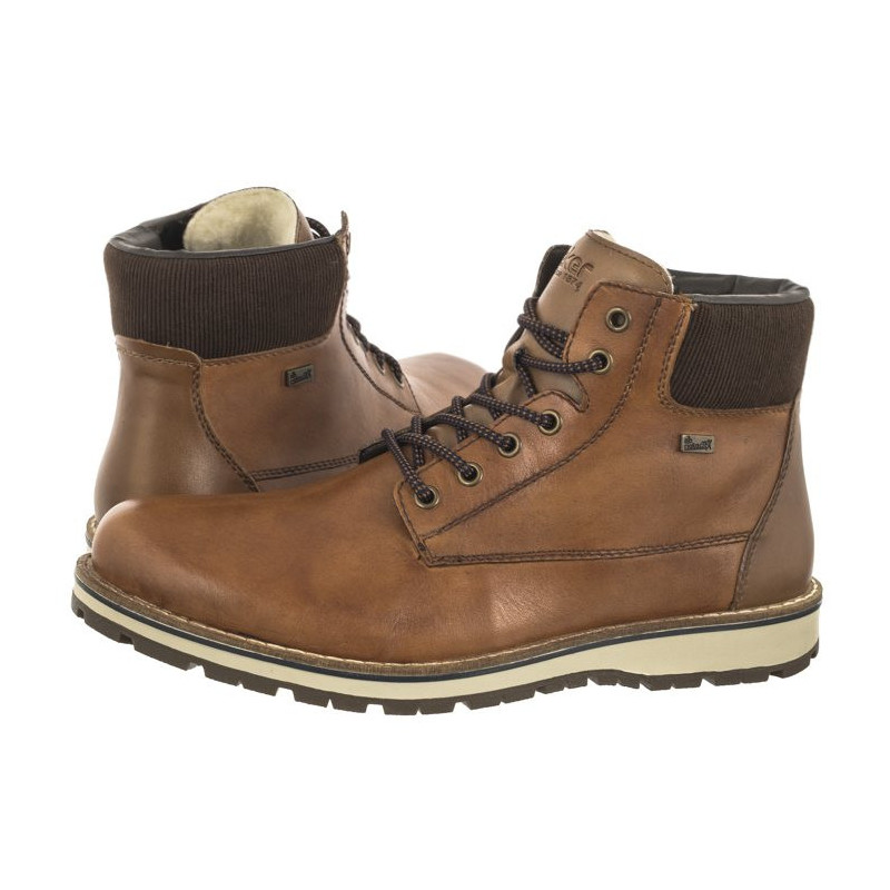 Rieker Brązowe 38405-24 Brown (RI146-a) batai