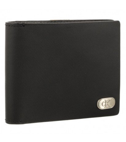 Calvin Klein Textured Bifold W/Coin Black K50K511475 BEH (CK403-a) rankinė