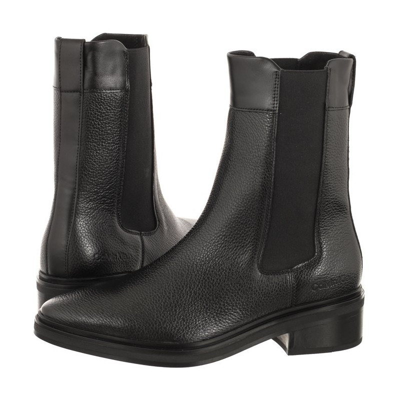 Calvin Klein Tapered Block Chelsea Boot 30 Ck Black HW0HW01846 BEH (CK411-a) batai