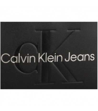 Calvin Klein Sculpted Arch Shoulder Bag22 Mono Black/Metallic Logo K60K611548 0GL (CK427-a) rankinė