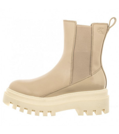 Calvin Klein Chunky Boot Chelsea Lth Mg Sat Cement YW0YW01286 PA5 (CK413-a) batai