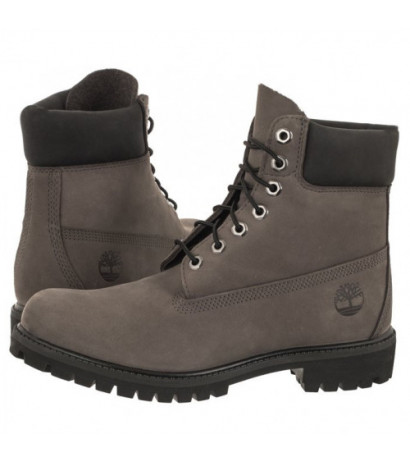 Timberland 6 Inch Premium Waterproof Boot Medium Grey Nubuck 0A62BH 033 (TI133-a) žygio batai