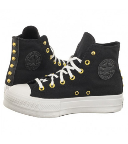 Converse CTAS Lift Hi Black/White/Gold A05453C (CO647-a) bateliai