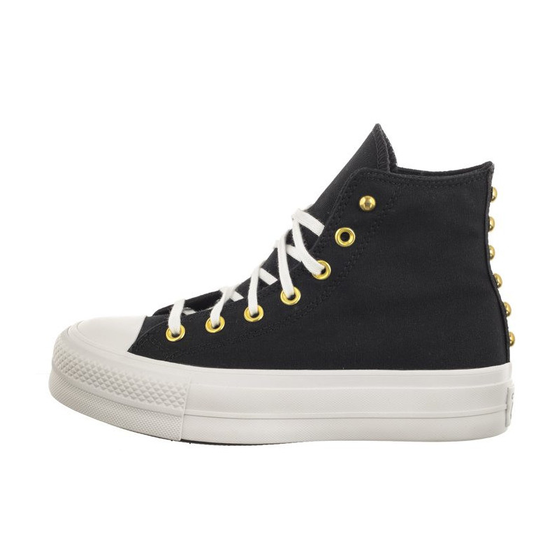 Converse CTAS Lift Hi Black/White/Gold A05453C (CO647-a) bateliai