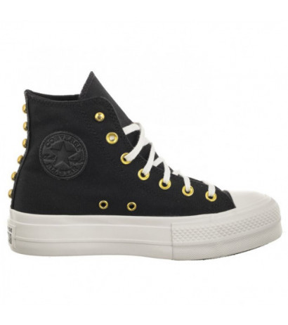 Converse CTAS Lift Hi Black/White/Gold A05453C (CO647-a) bateliai