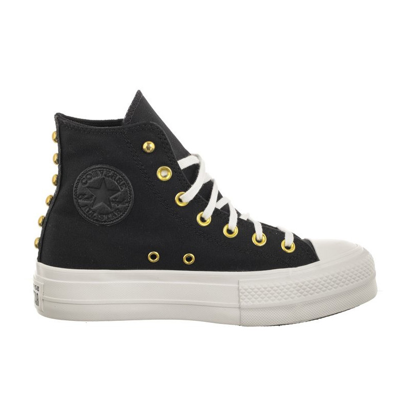 Converse CTAS Lift Hi Black/White/Gold A05453C (CO647-a) bateliai