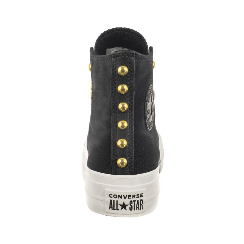 Converse CTAS Lift Hi Black/White/Gold A05453C (CO647-a) bateliai