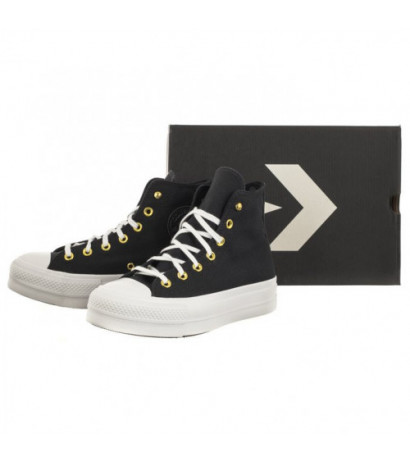 Converse CTAS Lift Hi Black/White/Gold A05453C (CO647-a) bateliai