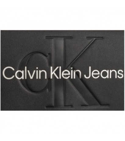 Calvin Klein Sculpted Ew Flap Conv25 Mono Black/Metallic Logo K60K611866 0GL (CK431-a) rankinė