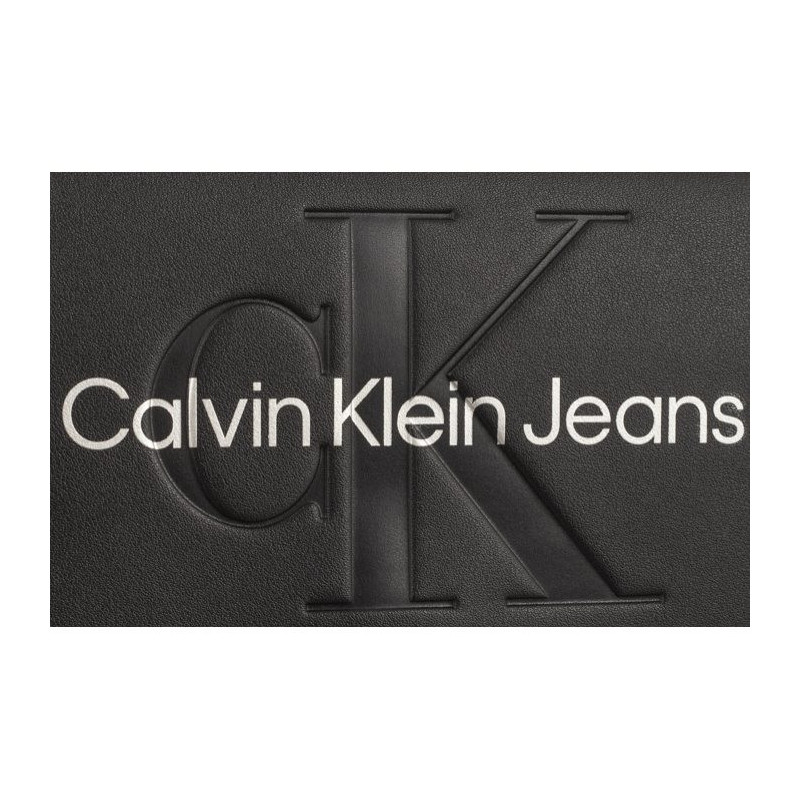 Calvin Klein Sculpted Ew Flap Conv25 Mono Black/Metallic Logo K60K611866 0GL (CK431-a) rankinė