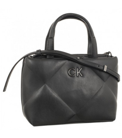 Calvin Klein Re-Lock Quilt Tote Mini Black K60K611340 BEH (CK438-a) rankinė