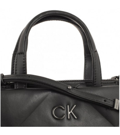 Calvin Klein Re-Lock Quilt Tote Mini Black K60K611340 BEH (CK438-a) rankinė