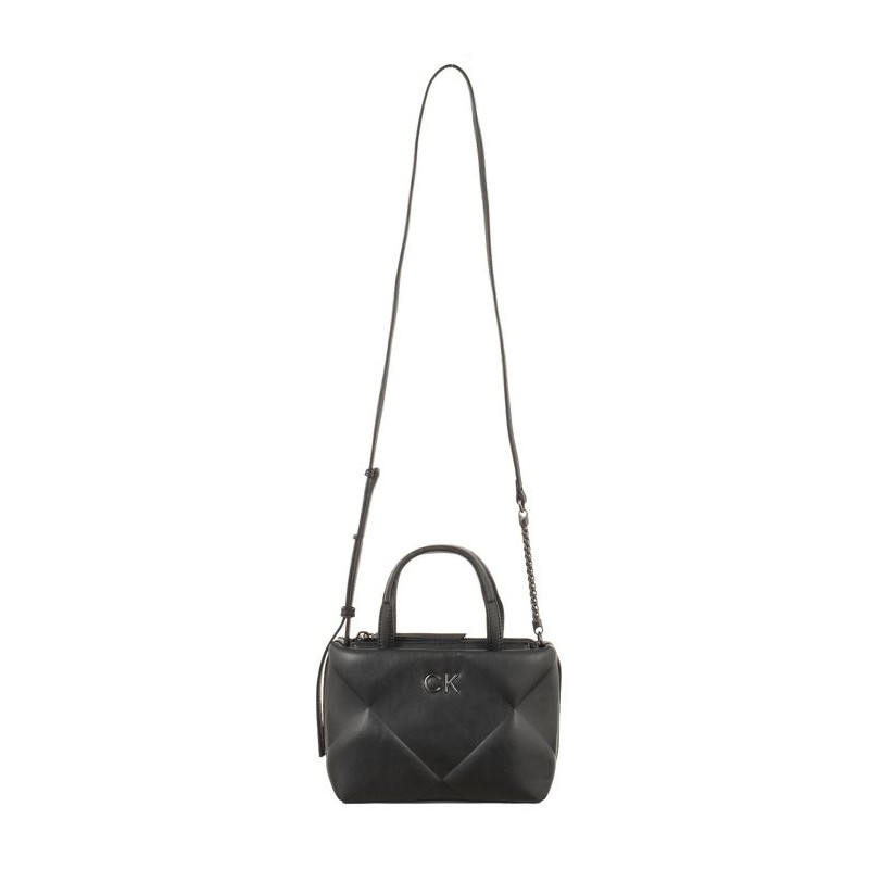 Calvin Klein Re-Lock Quilt Tote Mini Black K60K611340 BEH (CK438-a) rankinė